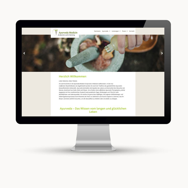 Websiteentwicklung für eine Arztpraxis